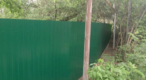 Забор из профнастила 3 м*160 м